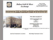 Tablet Screenshot of daltongoldsilver.com